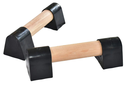 Wood Mini Parallettes Set for Gymnastics or Push up Bars. Portable. (9)V